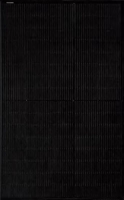 405-425w 2x40 Cells All Black Bifacial Solar Module 182mm 16BB Half Cell Solar Module