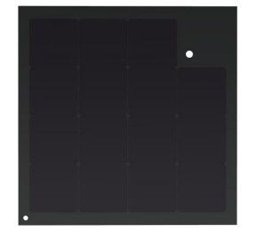 IBC CELLS 45W 75W Bark Textured Solar Tile Replacement For Traditional Roof Tiles
