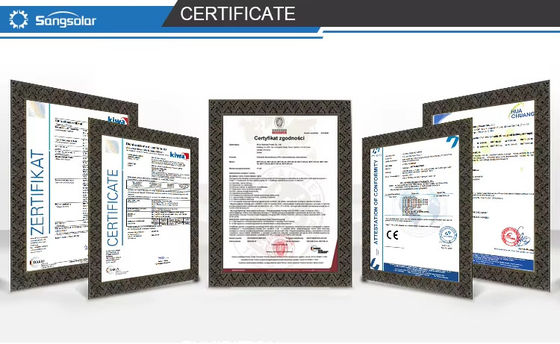 SANGSolar  Inverter With 14.3kwh 15kwh 20kwh 25kwh 30kwh Lithium Battery Hybrid Solar System 10kw