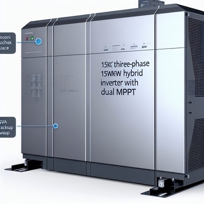 15kW Three-Phase Hybrid Inverter with Dual MPPT and 20kVA EPS Backup