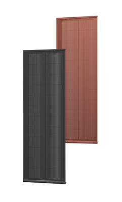 T-Series 85W Solar Clay Tile – N-Type TOPCon, Clay Color, 15.2% Efficiency, 5400Pa Wind-Resistant, IEC61215 Certified