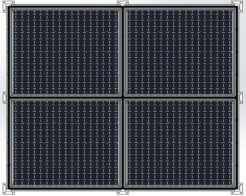 135W Monocrystalline Anti-Slip Tempered Glass Solar Floor Tile with 25-Year Output Warranty