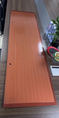 Red/Green Monocrystalline PERC Solar Roof Tile - 48W Single Panel, 142W/m², Colorful Architectural PV, Class A Fire Rating
